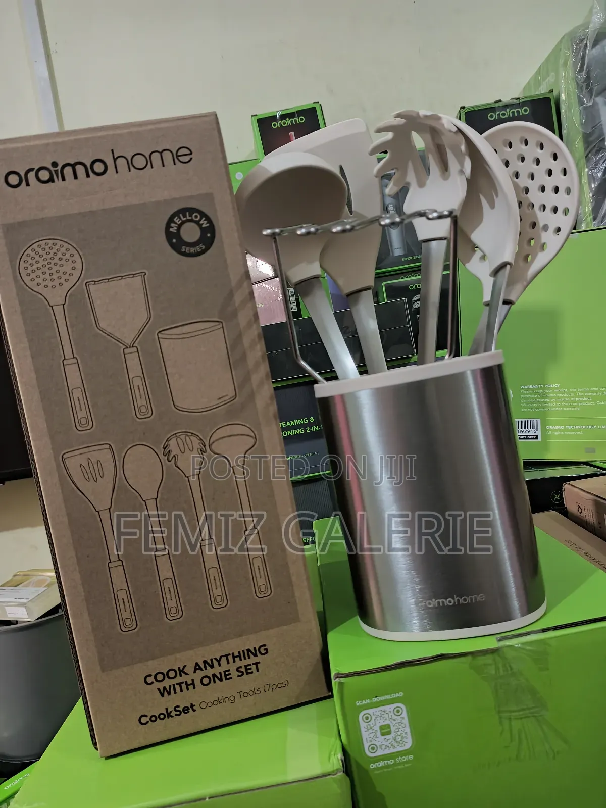 Oraimo Cookset Fda-certified Food-grade Silicone Utensil Sets