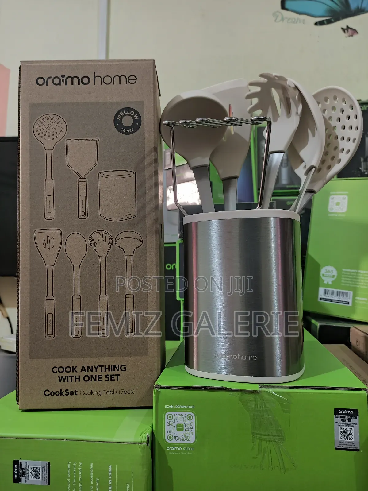 Oraimo Cookset Fda-certified Food-grade Silicone Utensil Sets