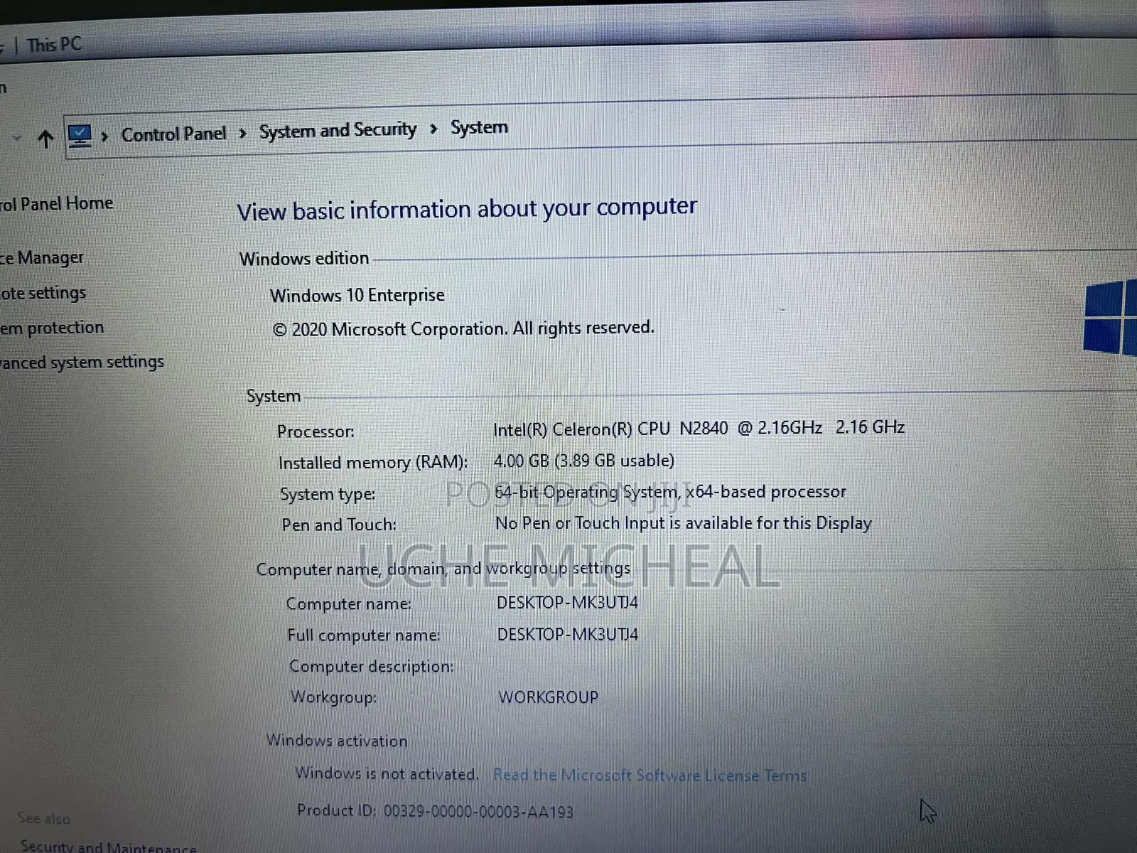 Laptop Lenovo B570 4GB Intel SSD 128GB
