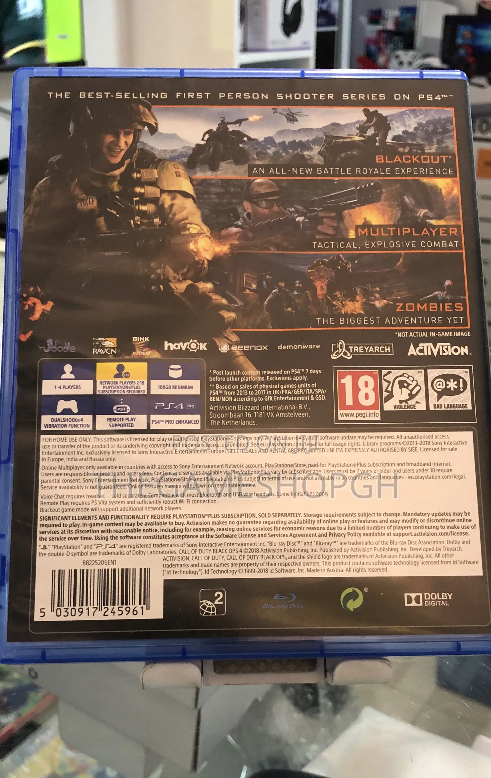 Call of Duty Black Ops 4 for Ps4