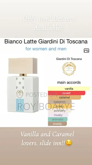Bianco Latte Decant