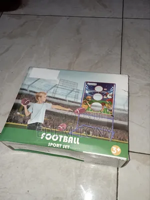Football Toss Game With 4 Inflatable Balls, Throwing Target Games