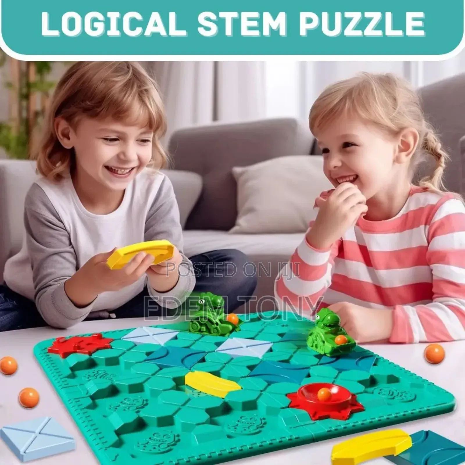 Fygurso Stem Puzzle Logical Road Builder Board Game