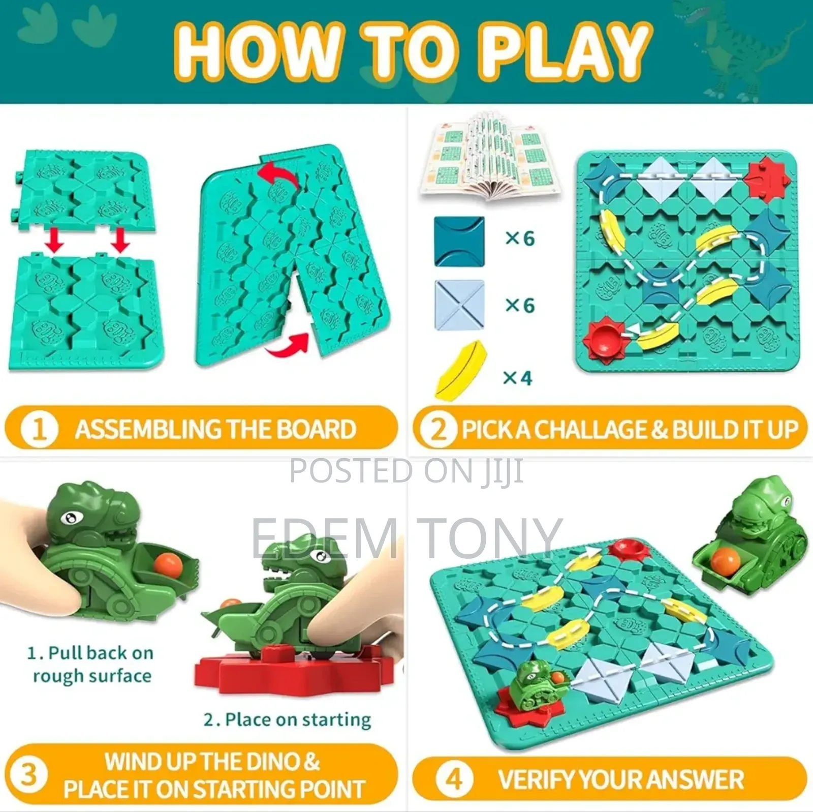 Fygurso Stem Puzzle Logical Road Builder Board Game