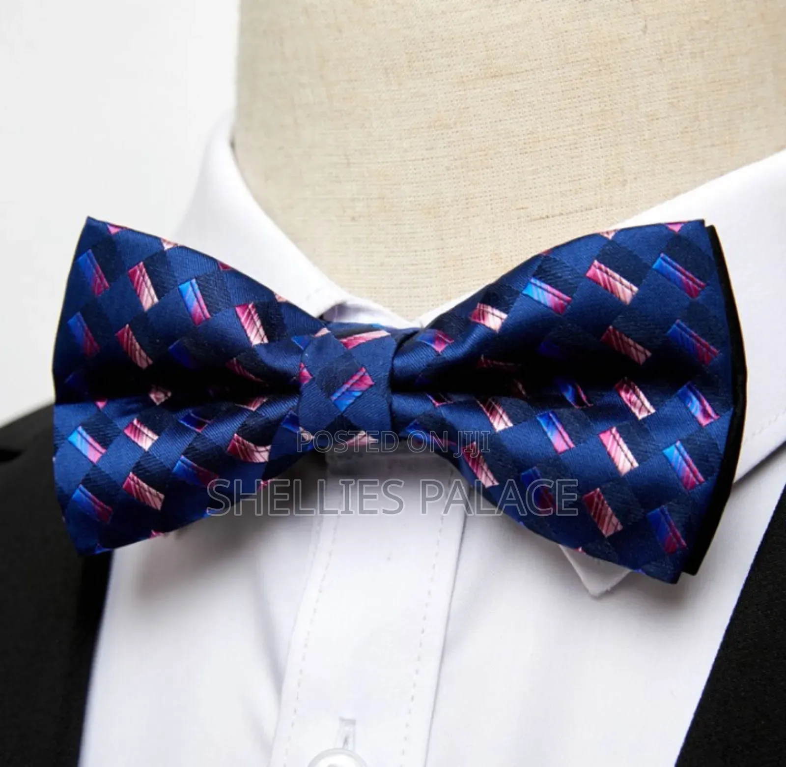 Adjustable Jacquard Business Bow Tie for Men Gift for Prom