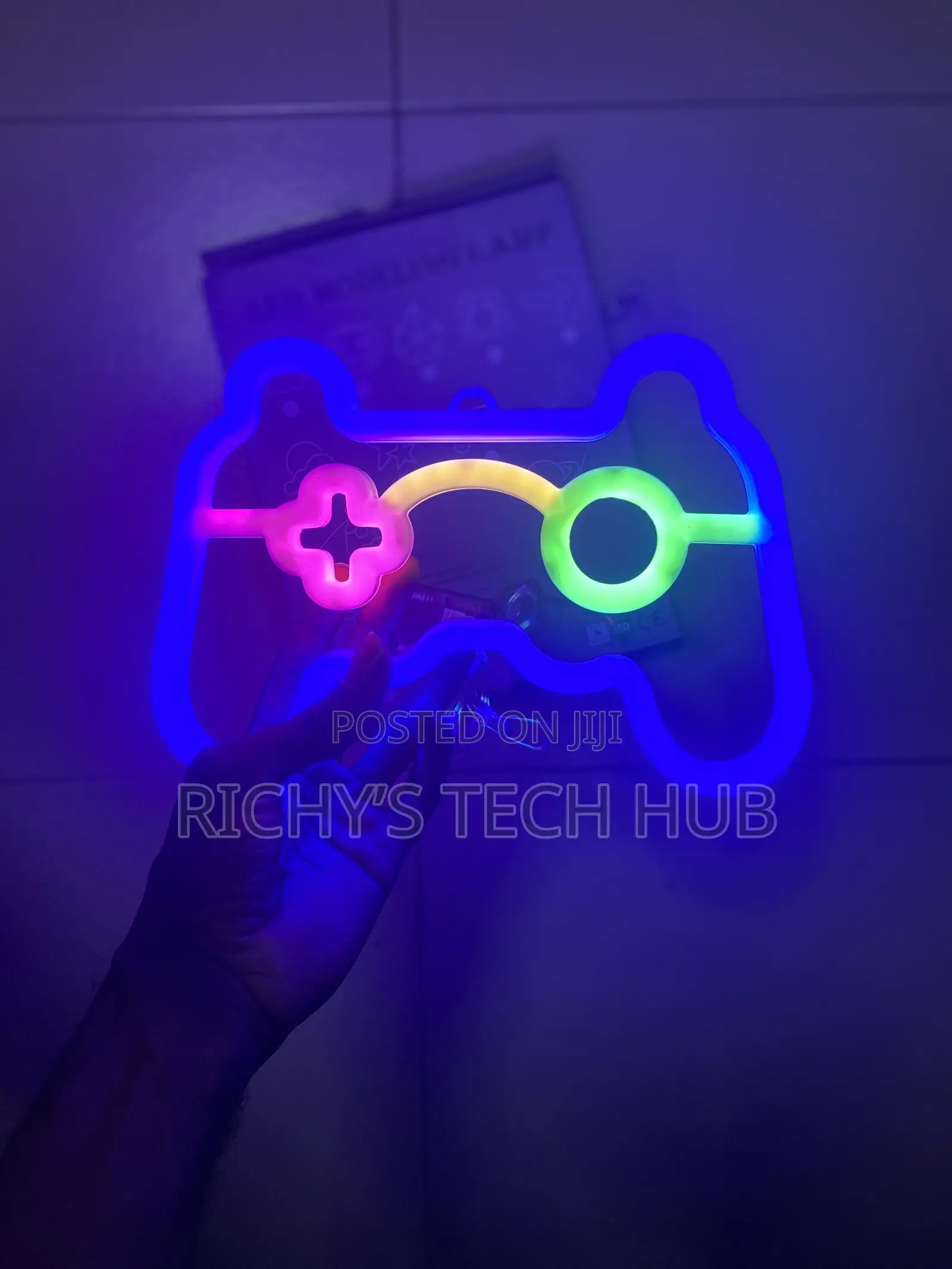Gamepad Sign for Room Decor Game Room Light Boys Gaming Decoration