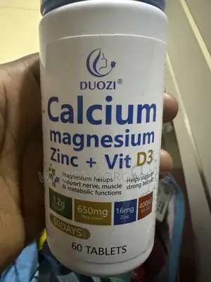 Calcium Magnesium Zinc and D3