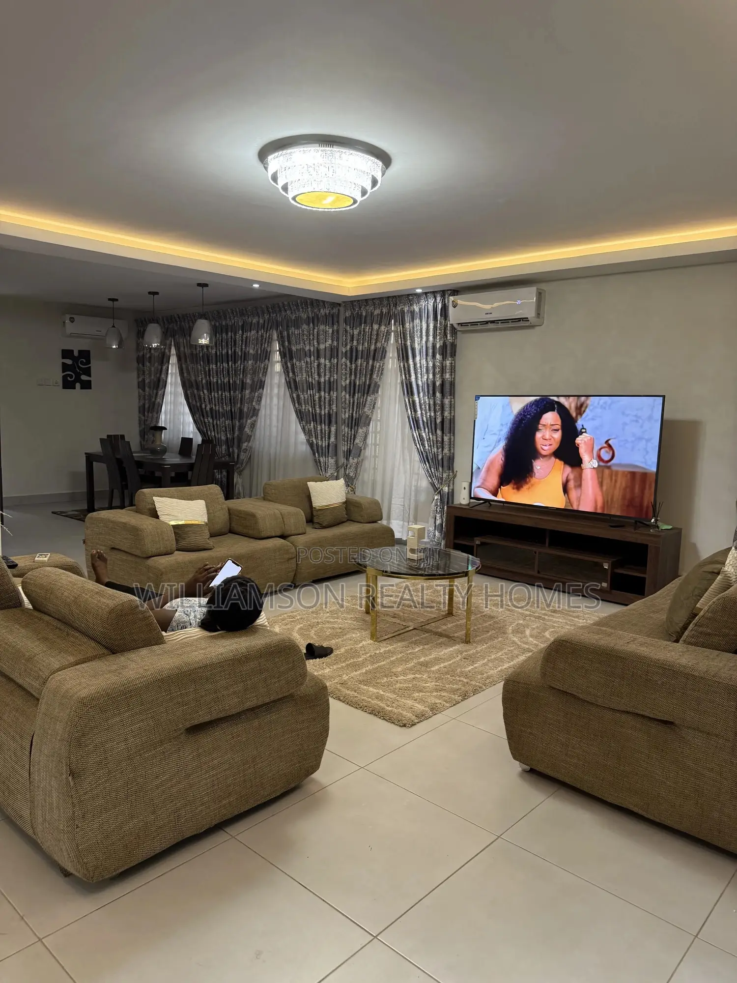 Furnished 3 Bedrms Duplex House 4 Short Stays,Spintex