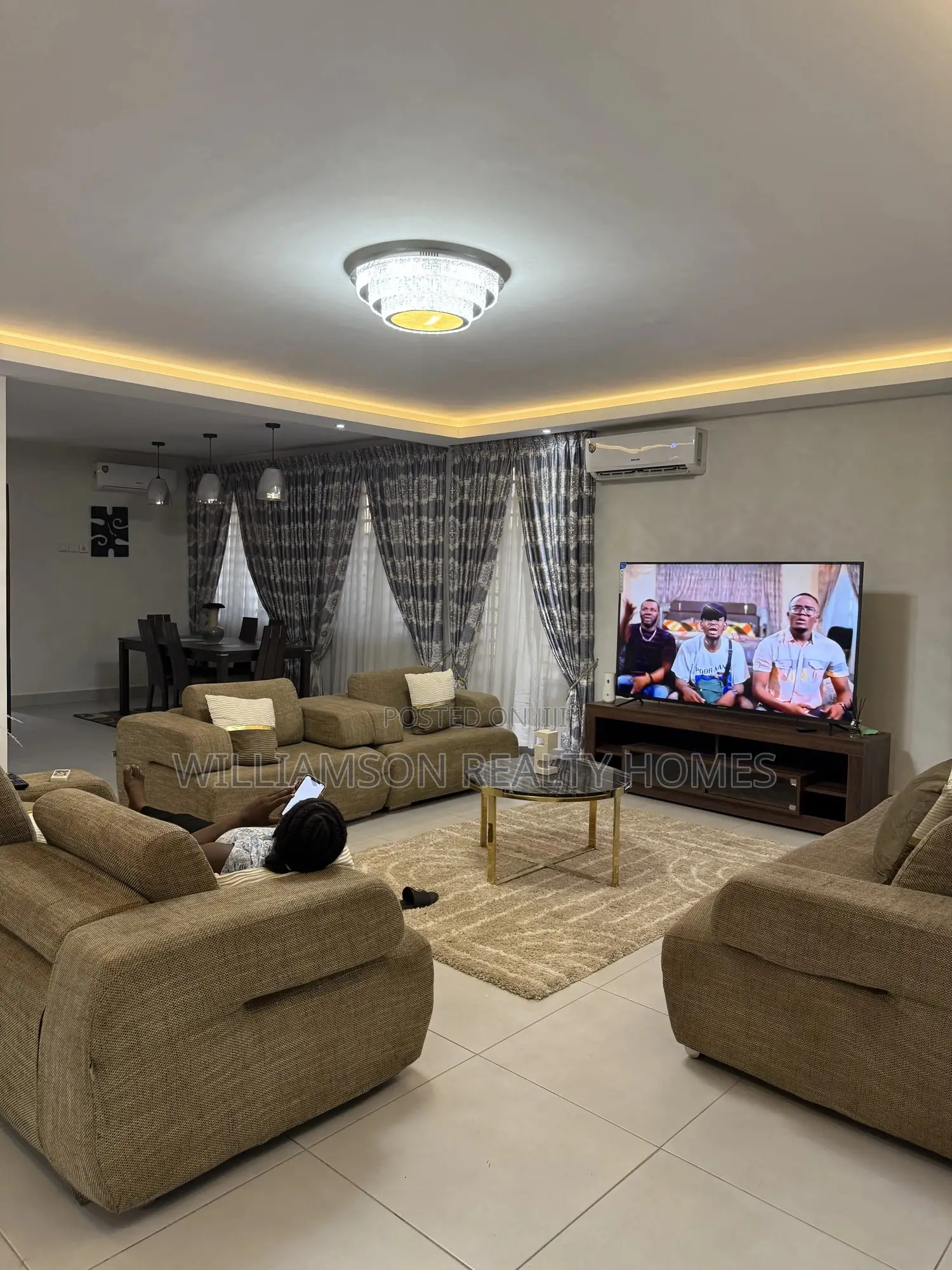 Furnished 3 Bedrms Duplex House 4 Short Stays,Spintex