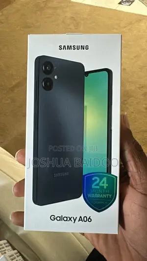 New Samsung Galaxy A06 64 GB Black