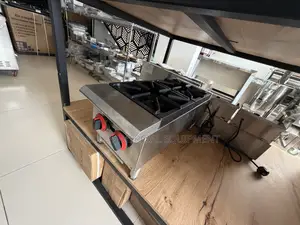 Commericla Tabletop 2 Burner Gas Stove Cooker