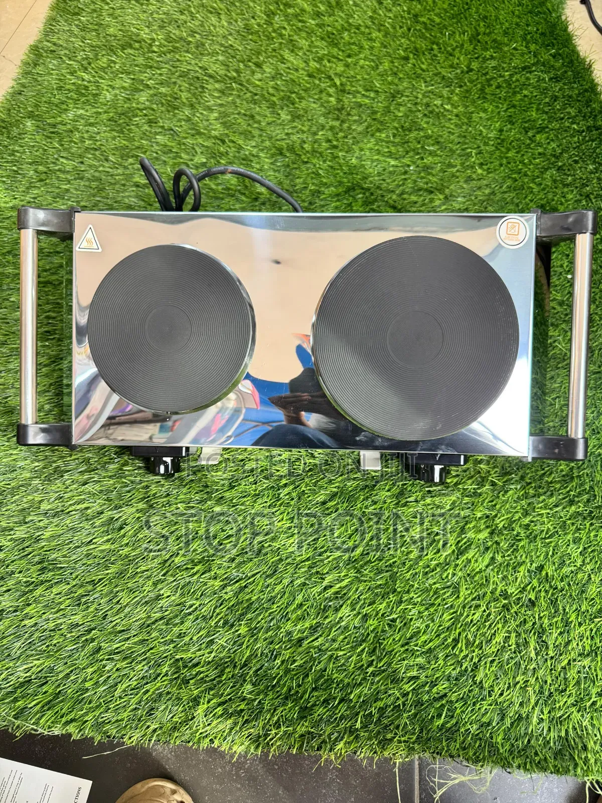 2 in 1 Hotplate With Handle