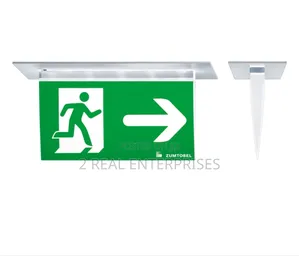 Recessed Ceiling Emergency Led Exit Sign From Uk