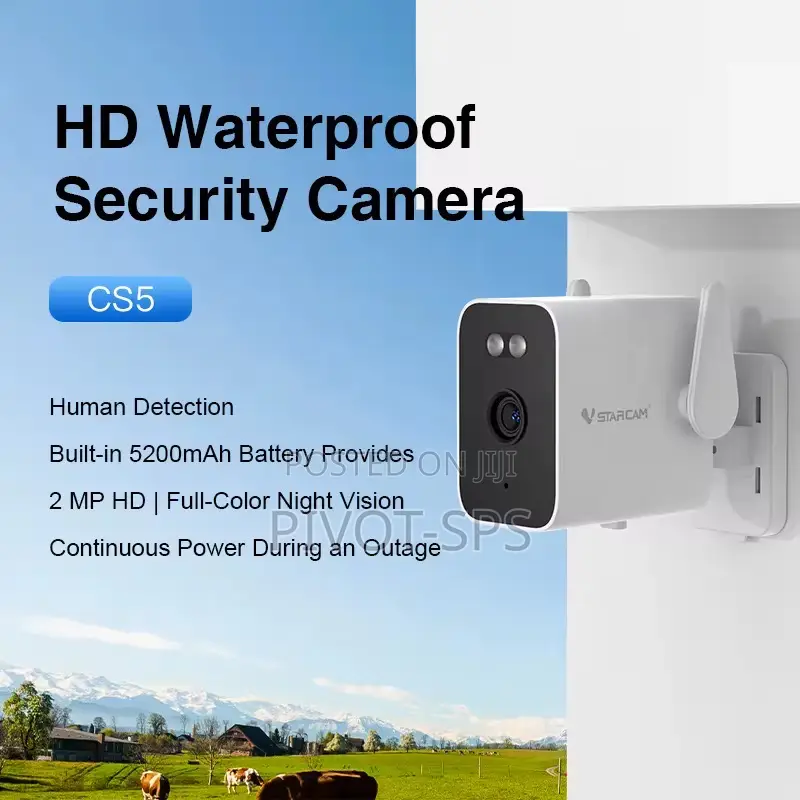 Vstarcam 3mp Wi-Fi Camera With Inbuilt Batteries