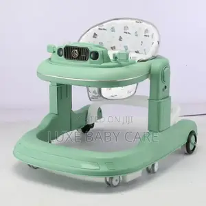 Baby Sit Inn And Push Walker With Adjustable Height Settings.