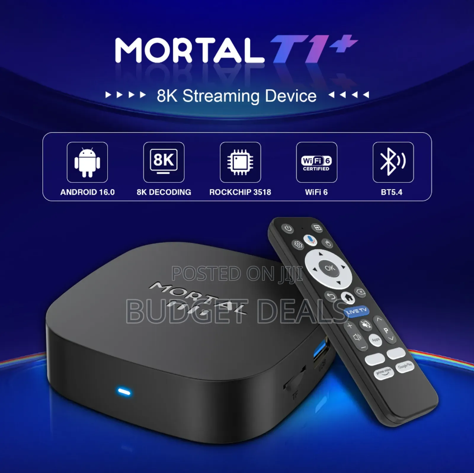 T1 Plus Smart Streaming Android Tv Box