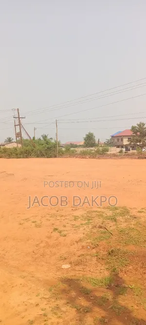 Roadside(4) Plot for Sale at Afienya Mataheko