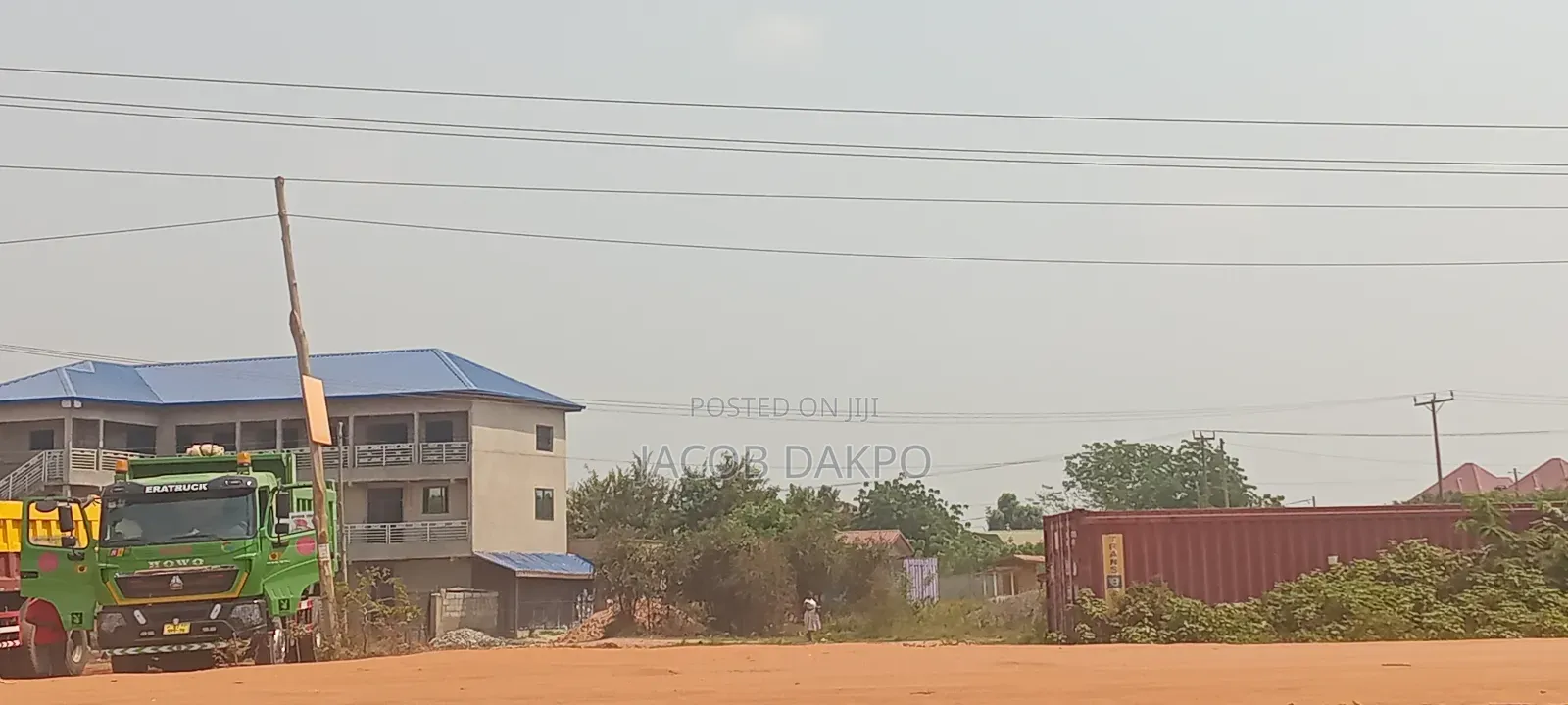 Roadside(4) Plot for Sale at Afienya Mataheko
