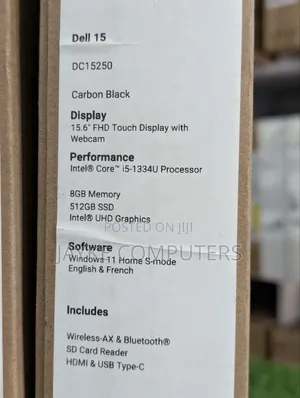 New Laptop Dell Inspiron 15 8GB Intel Core i5 SSD 512GB