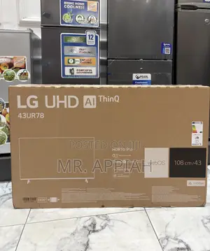 Fresh in Box Lg 43ur7800 43 Inch Smart Television(Black) 
