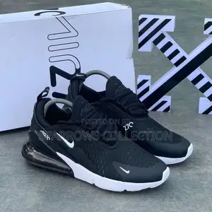 Nike Air Max 270 All Black/Black and White