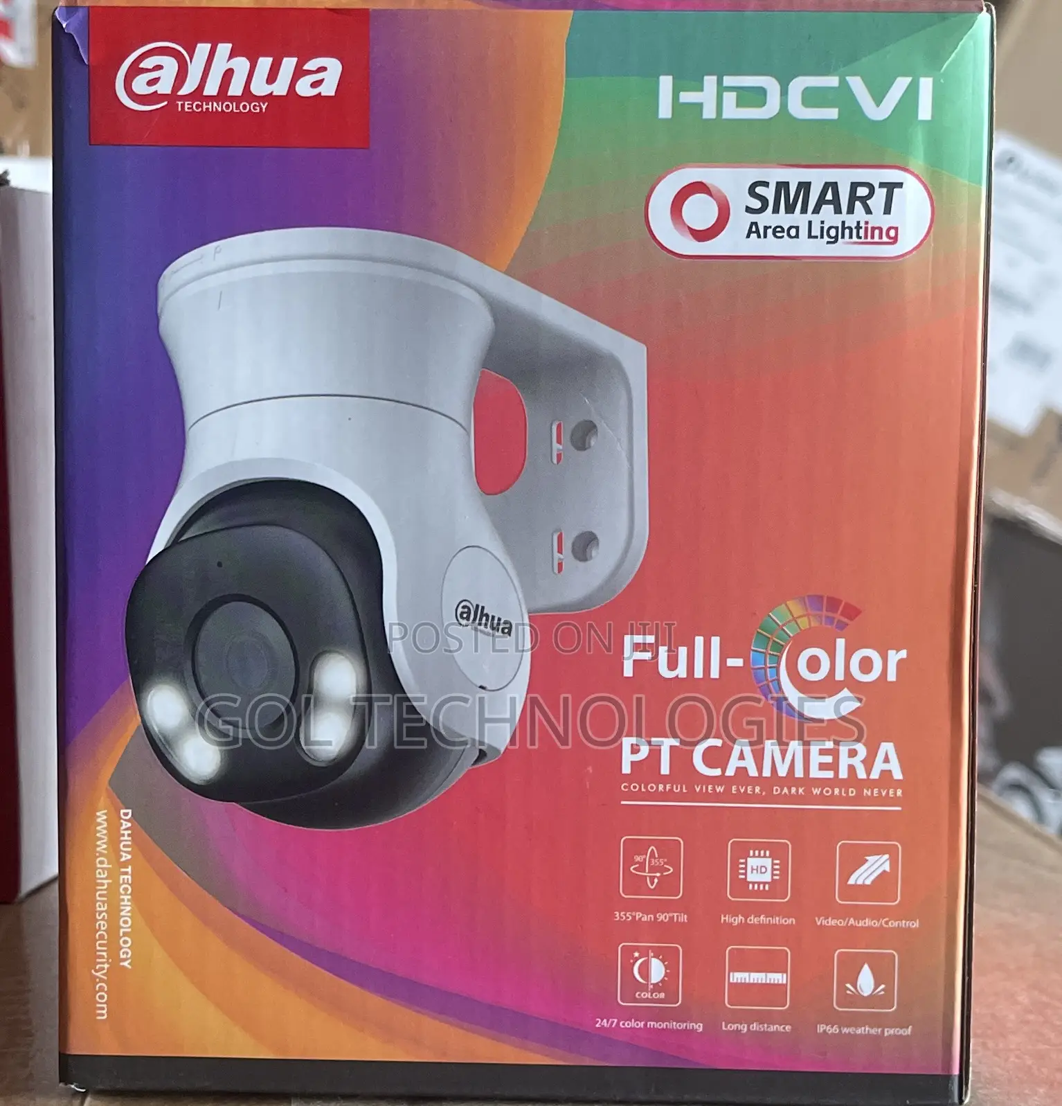 Dahua Full Color Pt Camera 5mp Analog Dh - Hac - Pt1509ap -a - Led