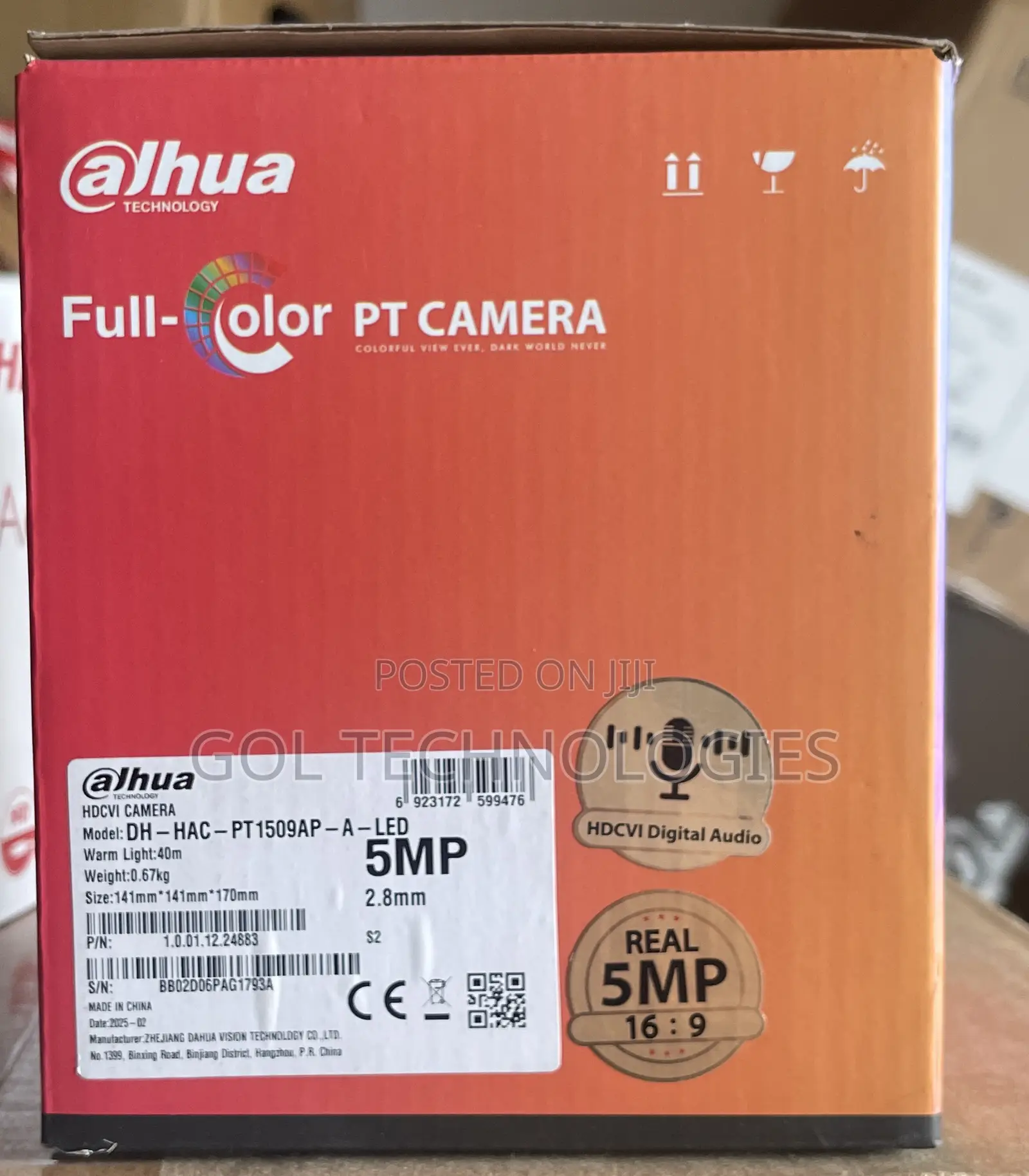 Dahua Full Color Pt Camera 5mp Analog Dh - Hac - Pt1509ap -a - Led