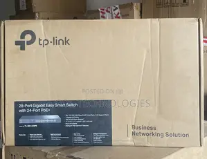Tp-Link Tl-Sg1428pe 28-Port Gigabit Easy Smart Switch 24-Port Poe+