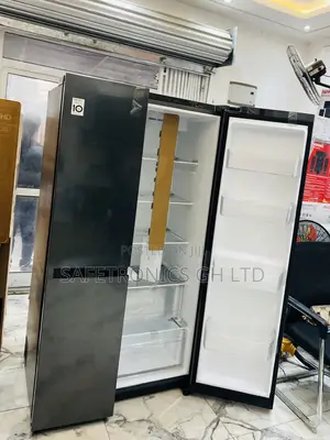 Get Classic 674 Liters Side by Side 2 Doors Lg Smart Inverter Fridge
