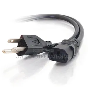 Genuine Power Cord Cable Desktop Computer Monitor -Prong Heavy Duty