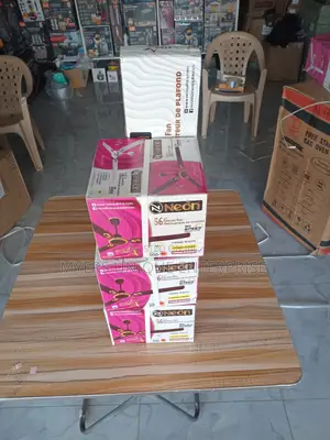 Quality Low Noise Neon Ceiling Fan 60w