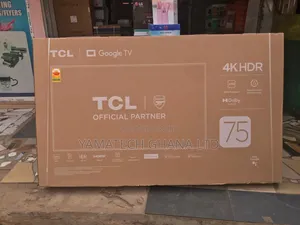 TCL 75inch Google Smart Android 4k TV With Wifi and Bluetooth