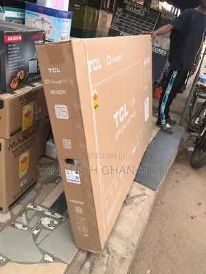 TCL 75inch Google Smart Android 4k TV With Wifi and Bluetooth