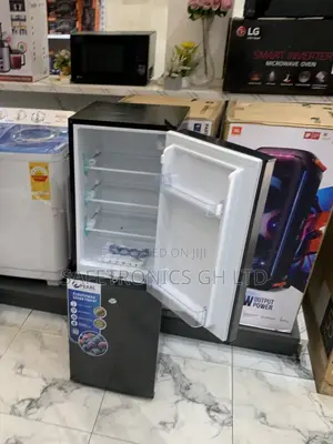 Super Good Pf-144b Top Mount Black 2 Doors Electric Fridge