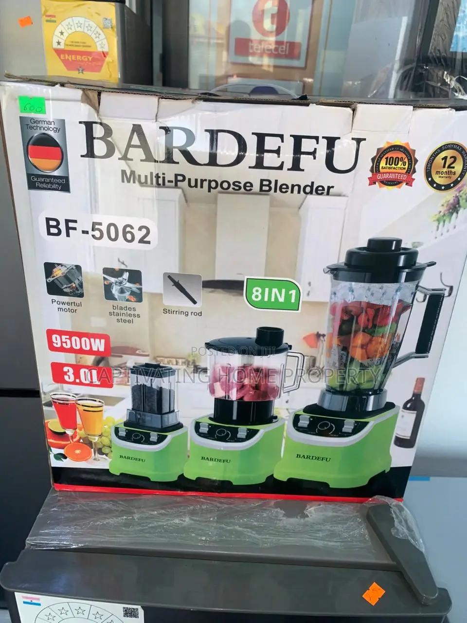 Bardefu Blender – 3 Litres (Model: Bf5042)