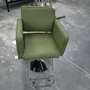 Modern Green Barber or Salon Styling Chair