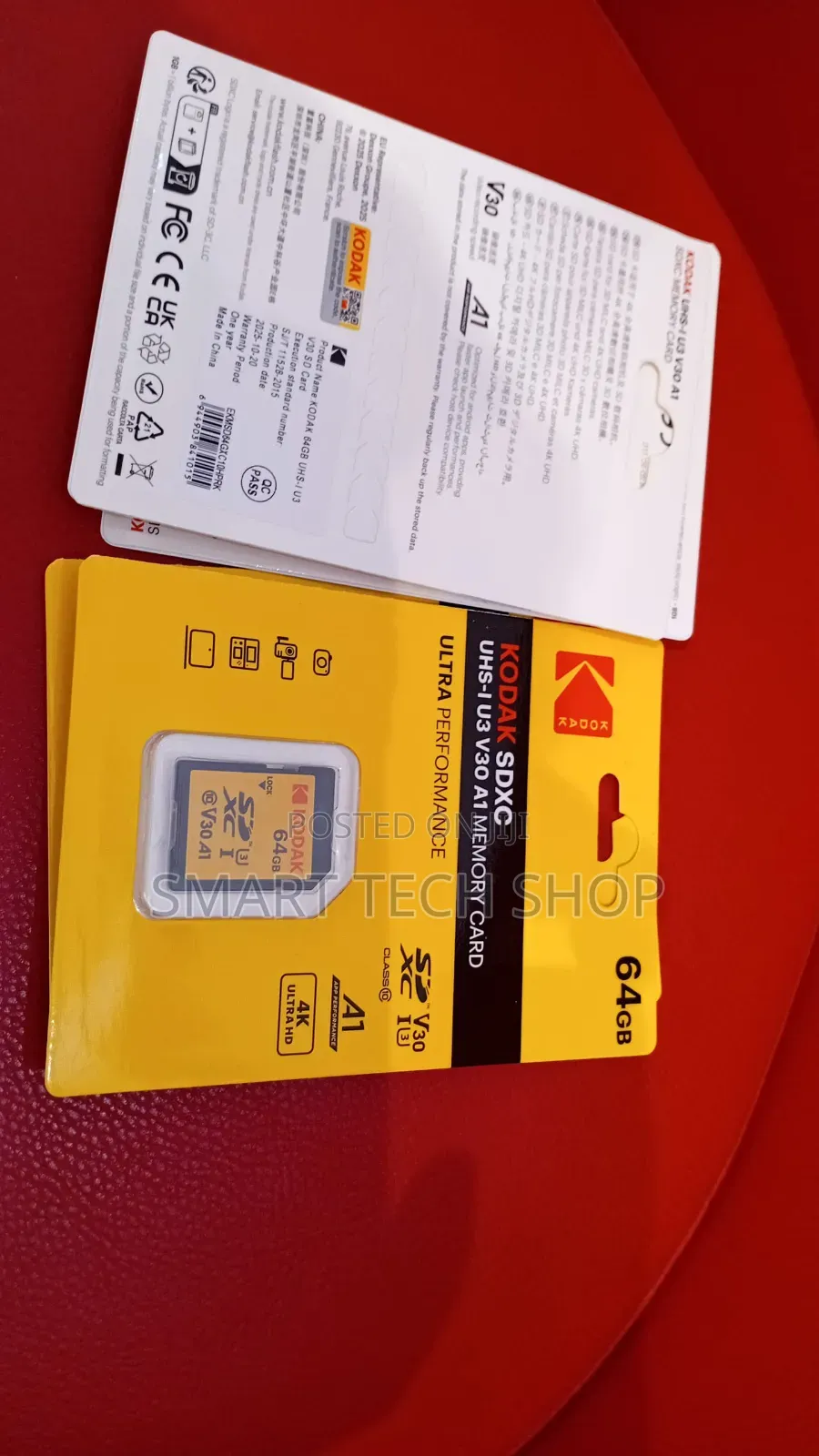 Kodak 128gb Micro SDXC Uhs-1 U3 V30 A1 Ultra Hd Read Up to 90mb/S