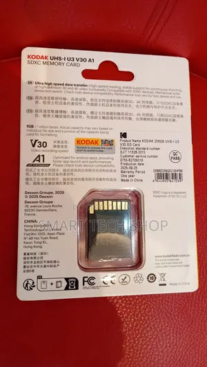 Kodak 128gb Micro SDXC Uhs-1 U3 V30 A1 Ultra Hd Read Up to 90mb/S