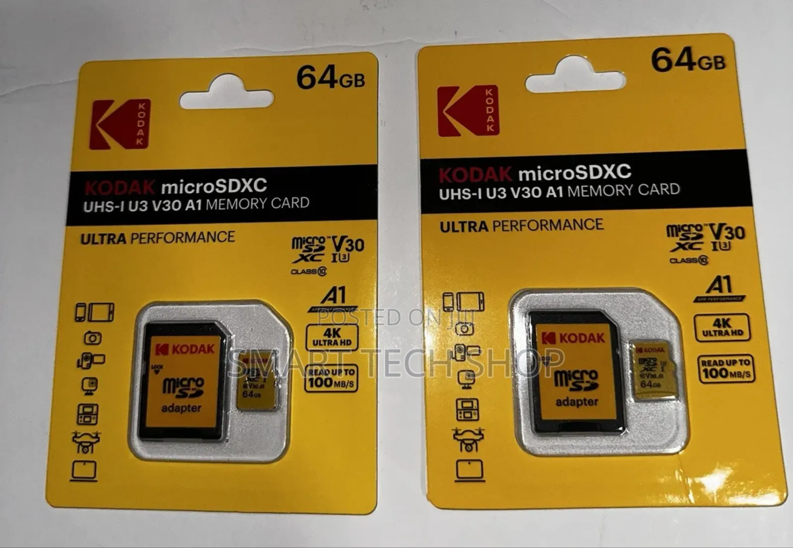Kodak 128gb Micro SDXC Uhs-1 U3 V30 A1 Ultra Hd Read Up to 90mb/S