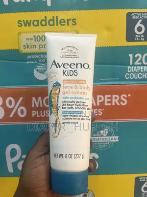 Aveeno Kids Face and Body Lotion for Sensitive Skin, 8 Oz(227g)