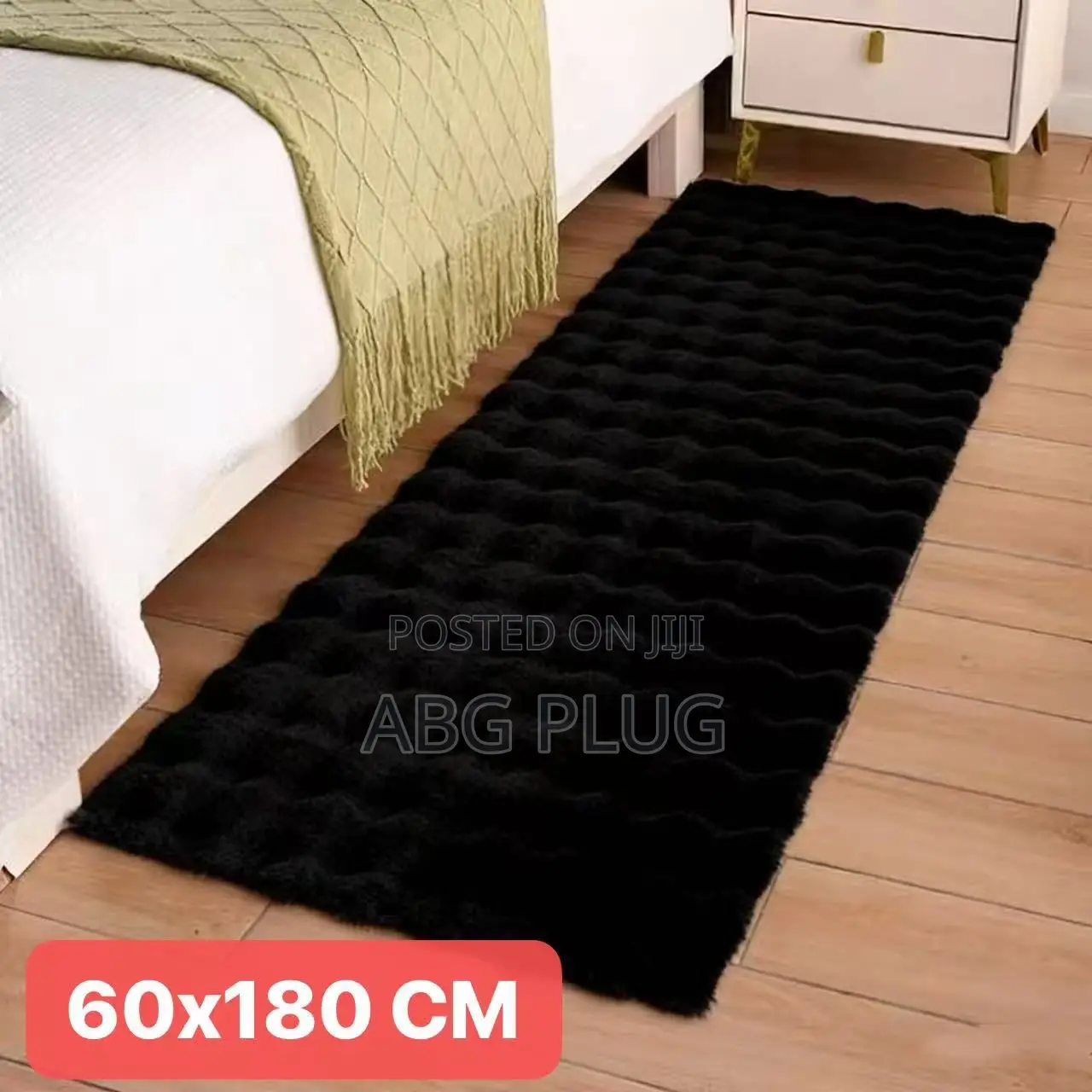 Bubbles Rabbit Hair Carpet