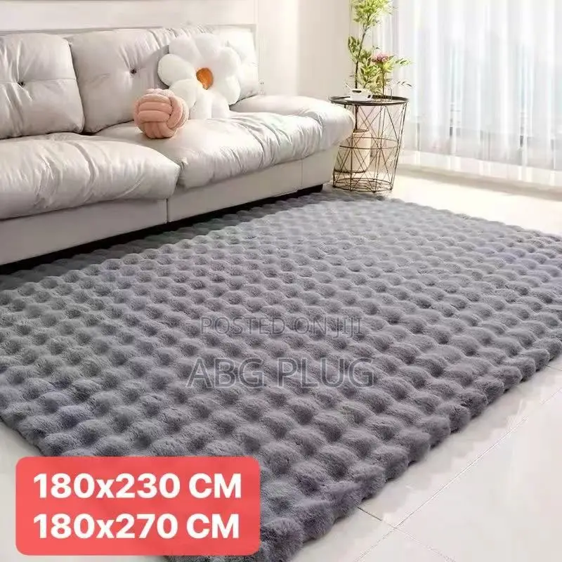 Bubbles Rabbit Hair Carpet