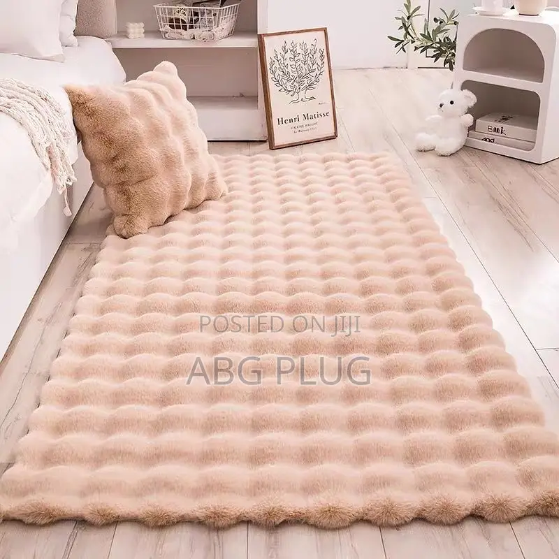 Bubbles Rabbit Hair Carpet
