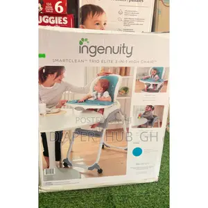Ingenuity Smartclean Trio 3-in-1 High Chair - Aqua