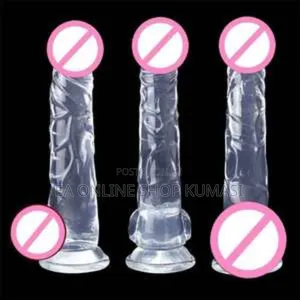 9.4 Inch Clear Vibrator Penis Dildo