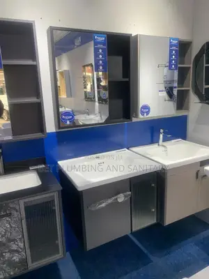 Imported Frencia Cabinet Basin With Mirror_wash Hand Basin and Mirror