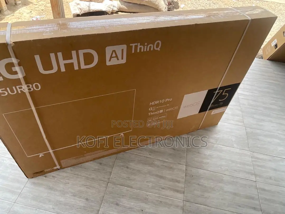 Lg 75” Uhd Ai Smart Tv Bold, Brilliant Powerful