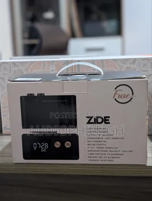 Fuse Zide Vintage Alarm Clock Radio - Radio Speaker With Bluetooth