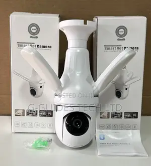 Smart Net Wifi Light Bulb Camera V380 Pro , Wi-Fi Light Bulb Camera
