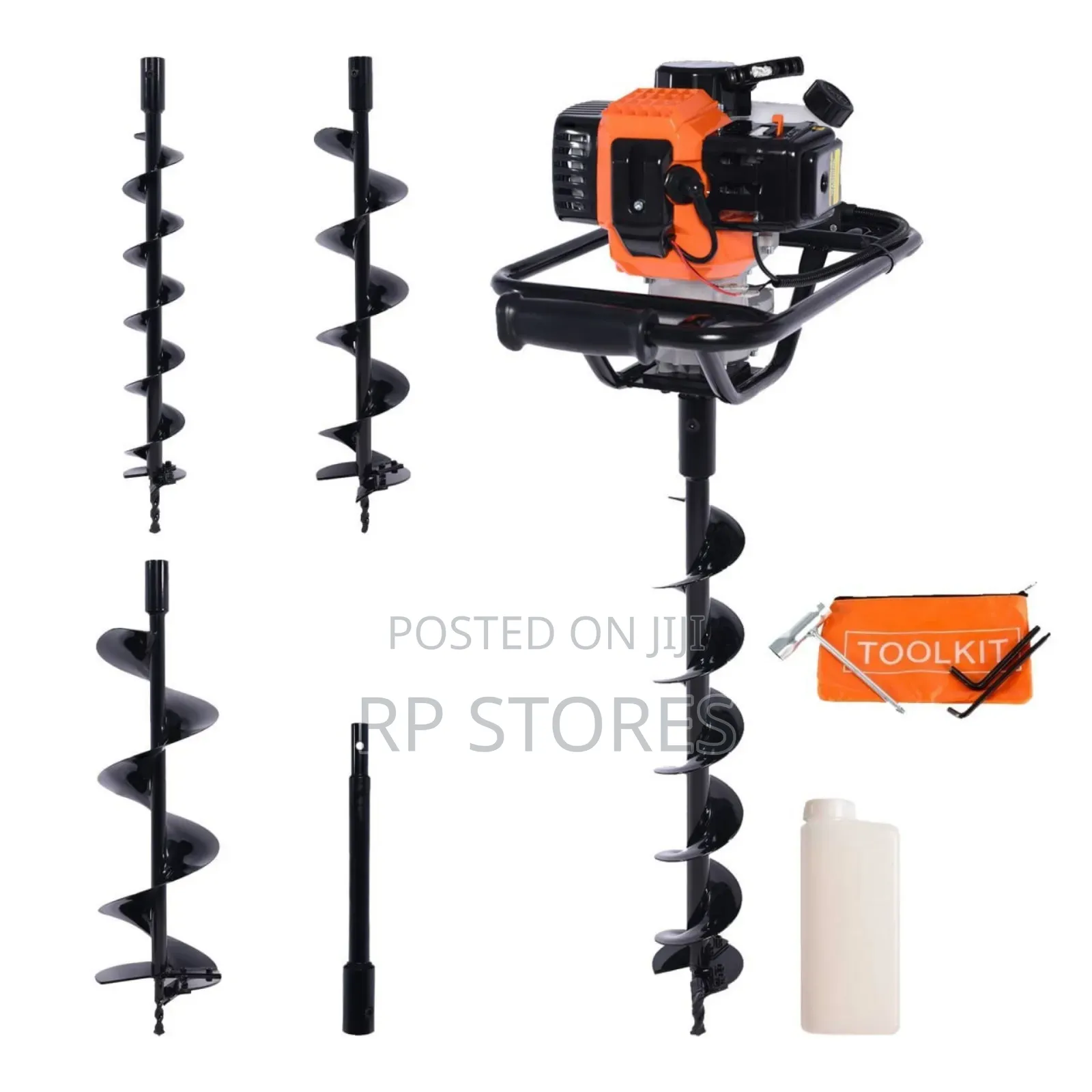 Ecoolmax Gasoline Earth Auger Machine/ 2stocks